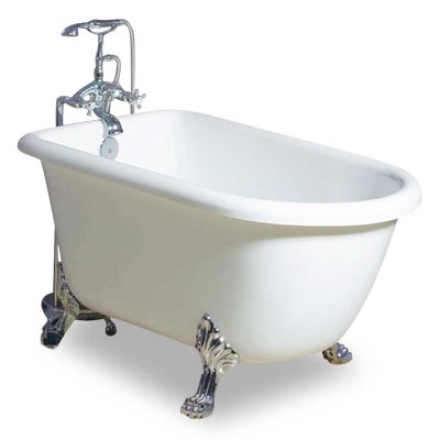 Small Clawfoot Tub 47″ | Acrylic Clawfoot Bathtub Manufacturer