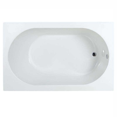 63″ Rectangular Drop-in Tub | Acrylic Recessed Bathtub Factory