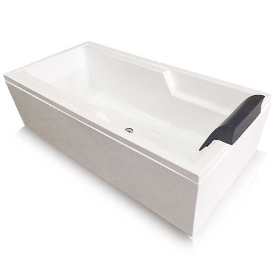 Whirlpool Bathtub with Armrest and Headrest | Freestanding Tub with Jets
