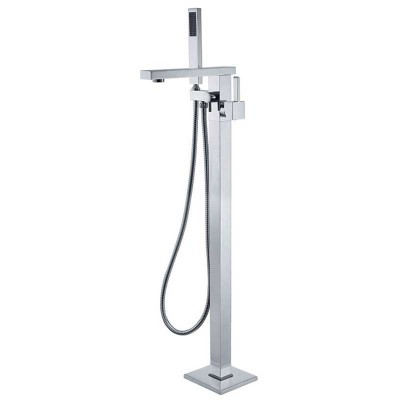 Freestanding Tub Filler | Floor Mounted Bathtub Shower Faucet