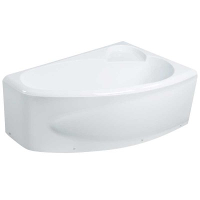 Corner Bath Acrylic in White | Freestanding Corner Tub with Apron