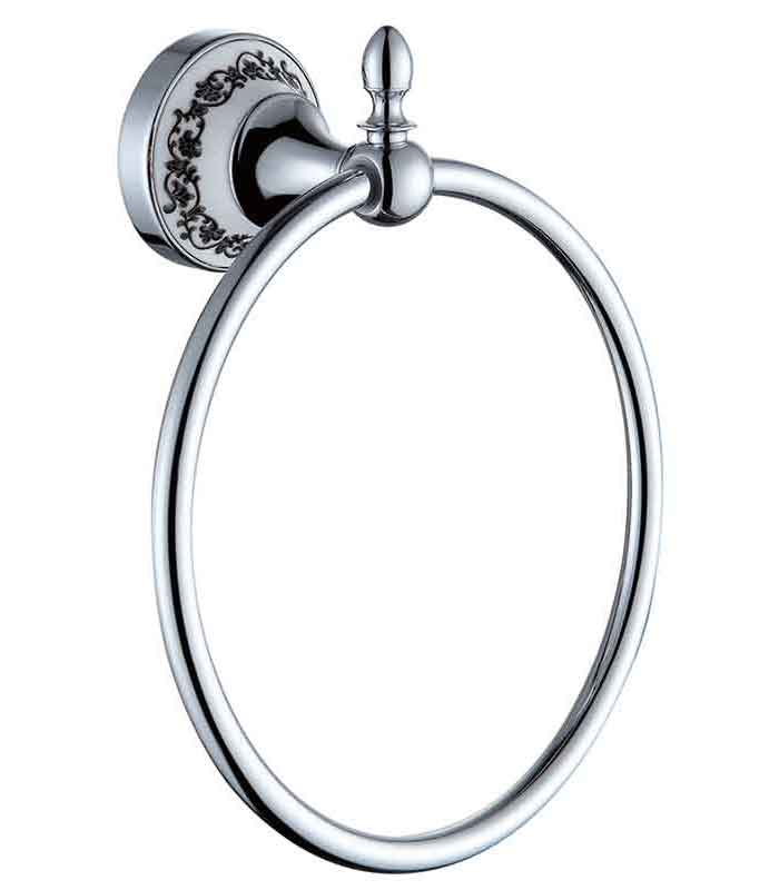 Classical Towel Ring Holder | Chrome Towel Ring with Patterns