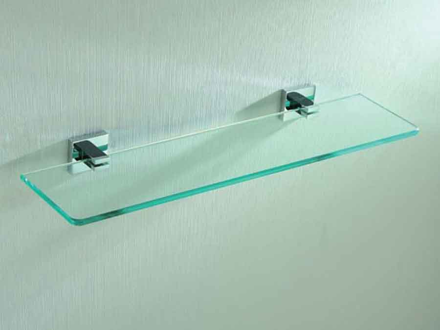 Tempered Glass Bathroom Shower Shelves 18x5 inch