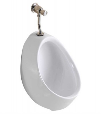 Насценны кампактны круглы туалет для пісуара для дзяцей у белым колеры