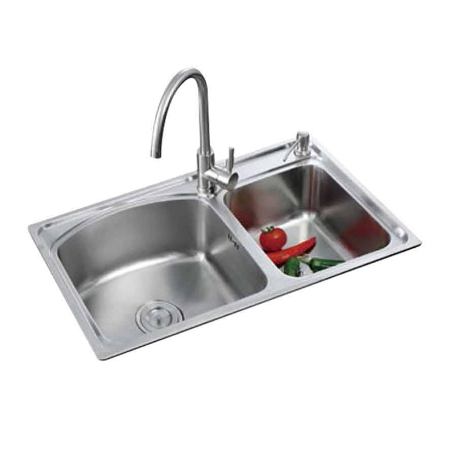Double Bowl Stainless Steel Undermount Kitchen Sink 30 inch