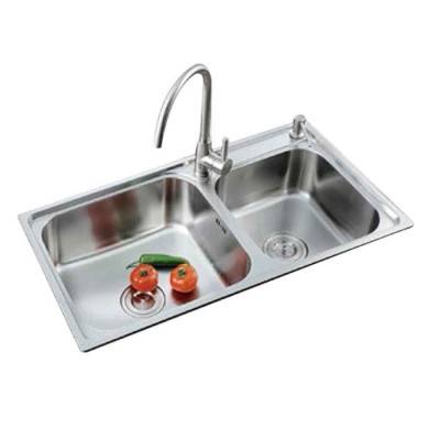 Double Bowl Stainless Steel Kitchen Sink 33 inch | Kitchen Sink Factory