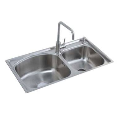 Kitchen Sink Stainless Steel Undermount Double Bowl 10 inch Depth
