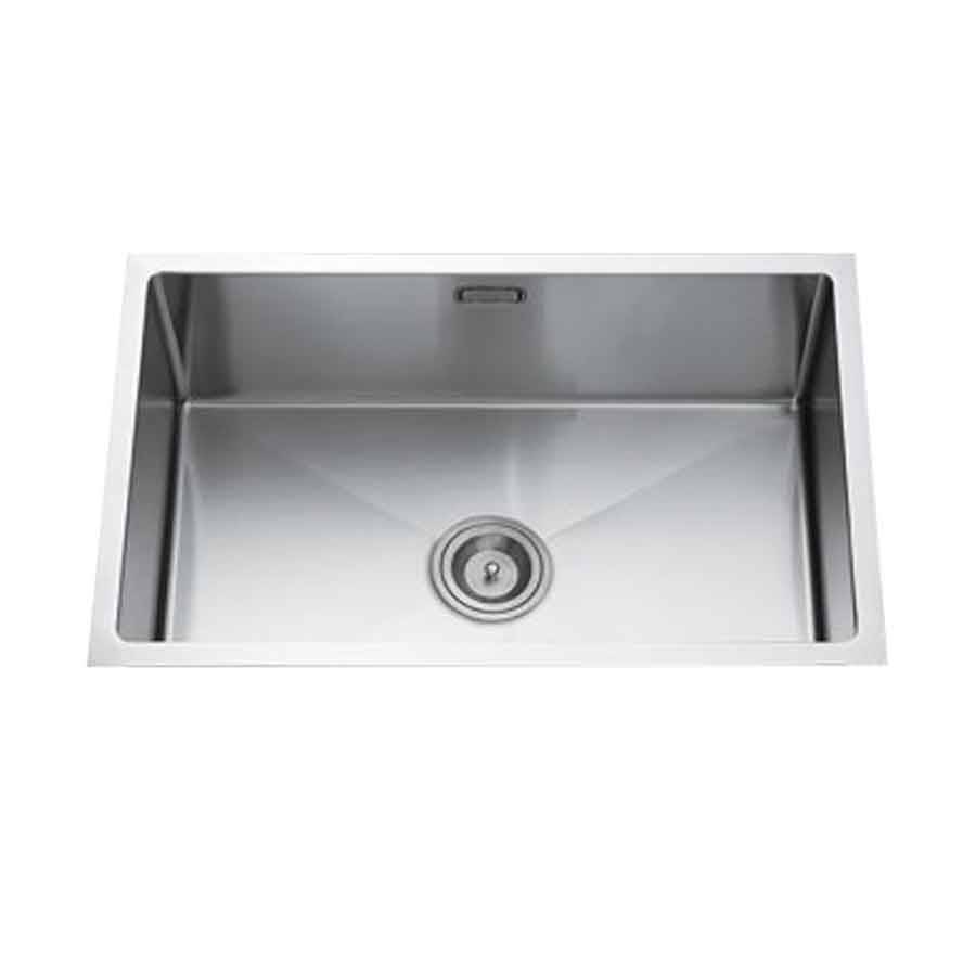 Stainless Steel Single Bowl Undermount Kitchen Sink 27x17 inch