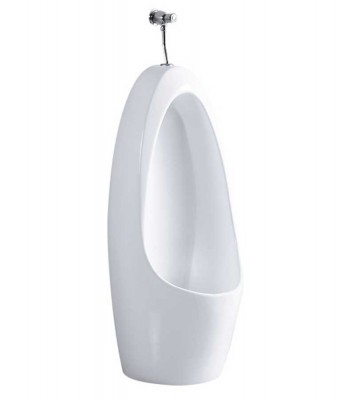 Floor Mounted WC Urinal with Top Spud in White