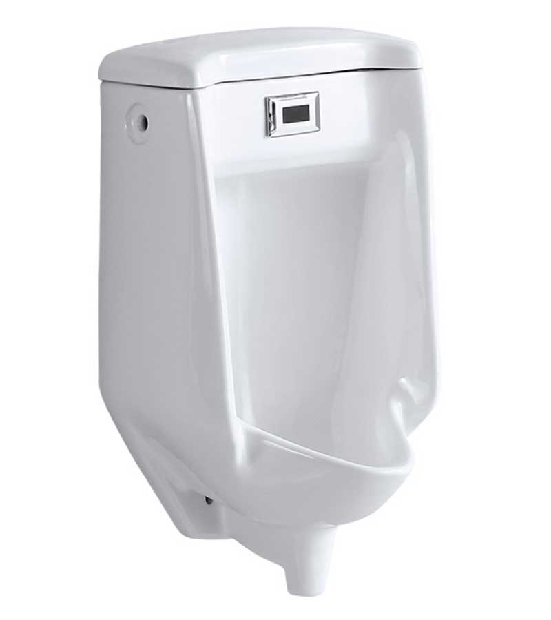 Public WC Male Urinal with Automatic Sensor Flush System