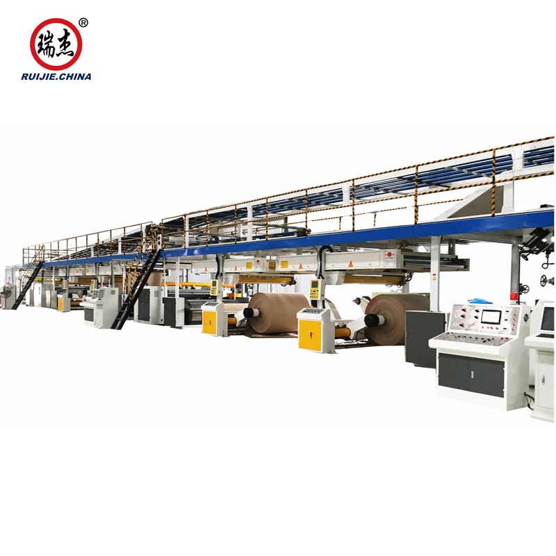 Automatic corrugated cardboard production line_副本