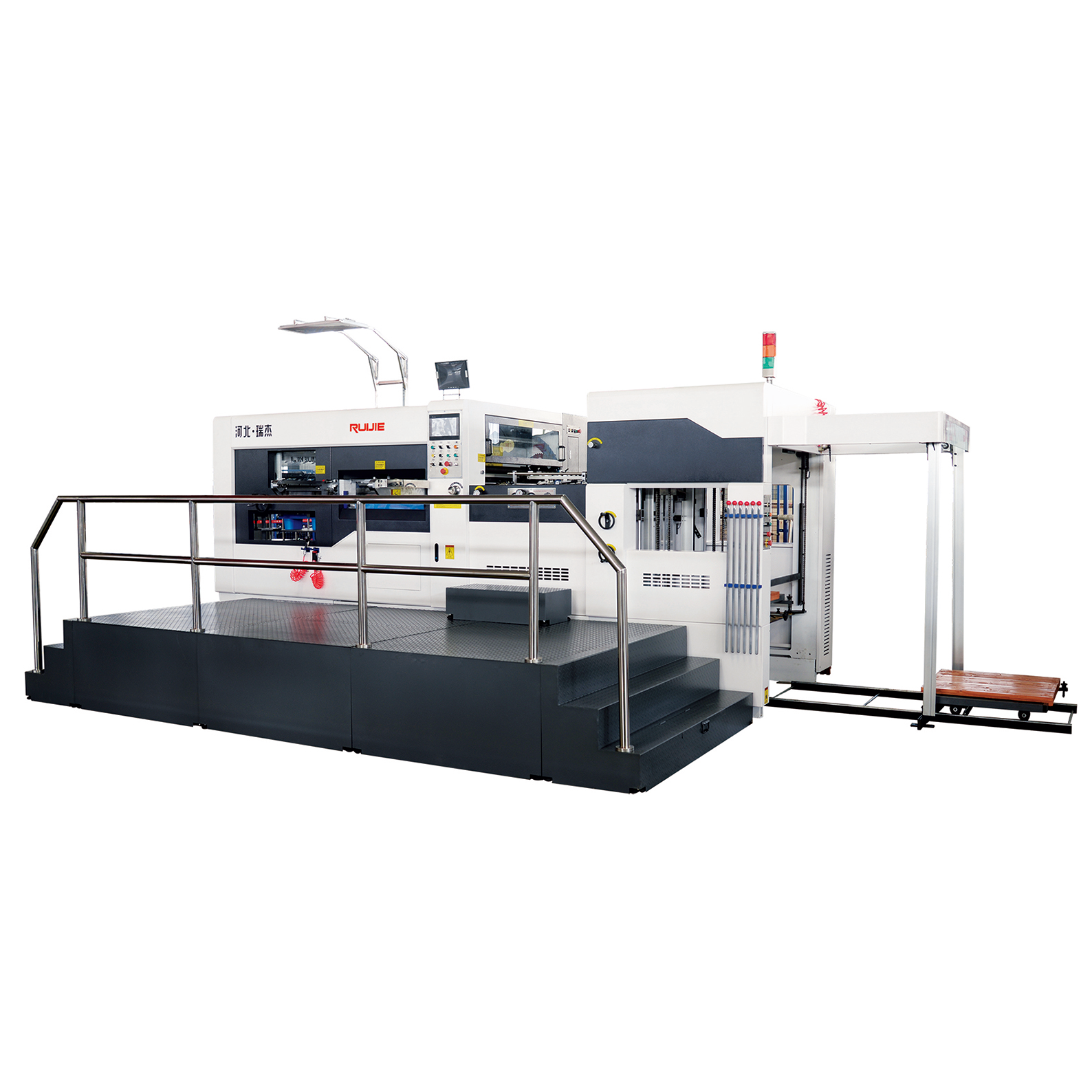 MY-1300 AUTOMATIC FLAT DIE CUTTING CREASING MACHINE FOR CARDBOARD AND CARTON