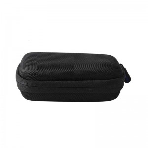 Black EVA Zipper Carrying Hard Case Cover for Digital Voice Recorders or ther gadgets