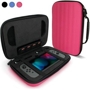 EVA Hard Travel Case for Nintendo Switch Cover with Shockproof Foam Inner & Carrying Handle