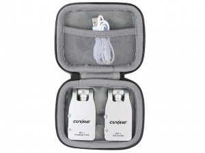 Nadomestna trda potovalna torbica za digitalni oddajnik z polnilno baterijo, sprejemnik brezžičnega kitarskega sistema 2,4 GHz