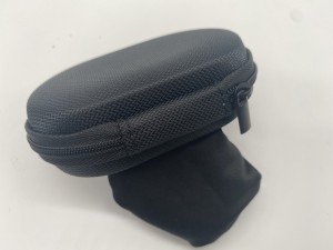Portable Hard case bakeng sa Li-earphone tsa Wireless Bluetooth tse nang le Nylon
