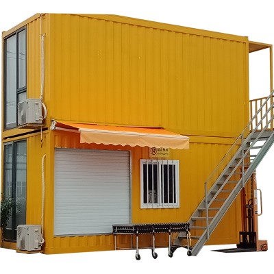 Prebuilt 20ft low cost prefabricated flat Pack Fully House