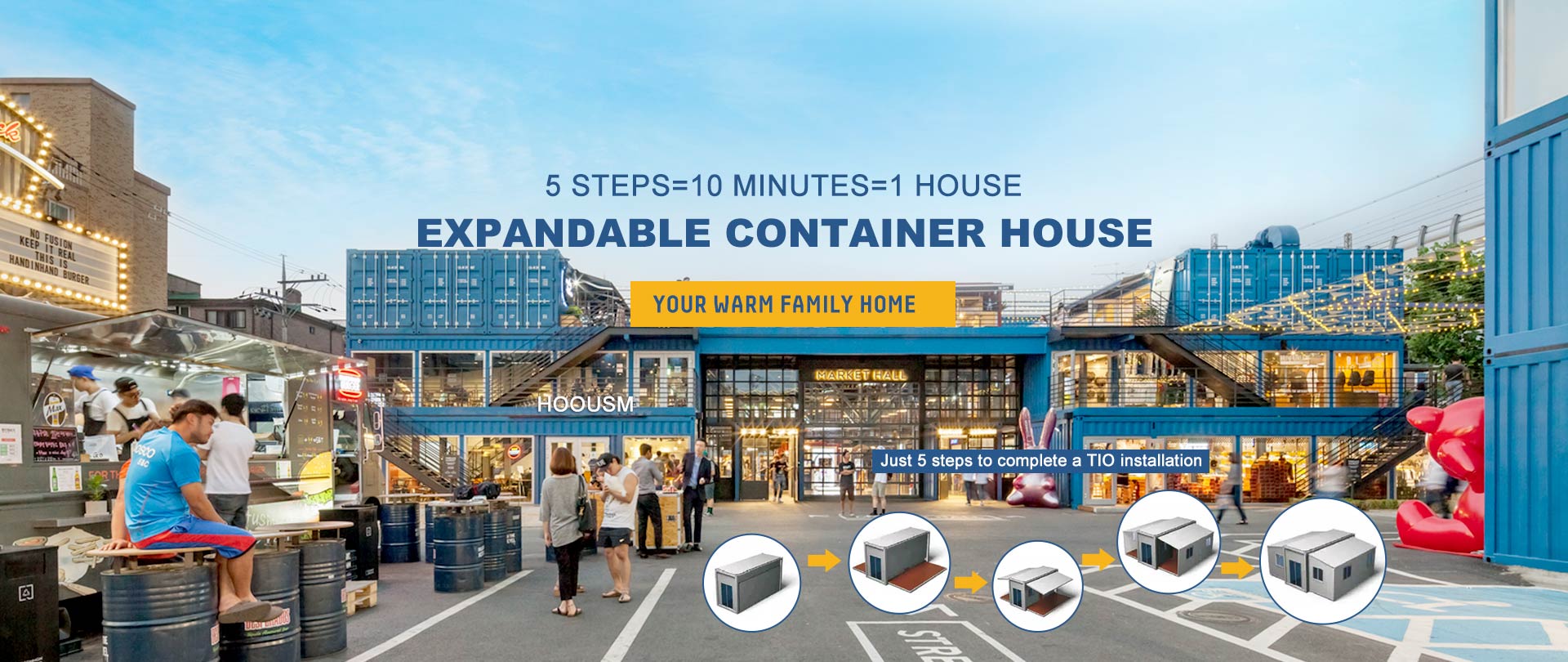 Erweiterbare Container Haus