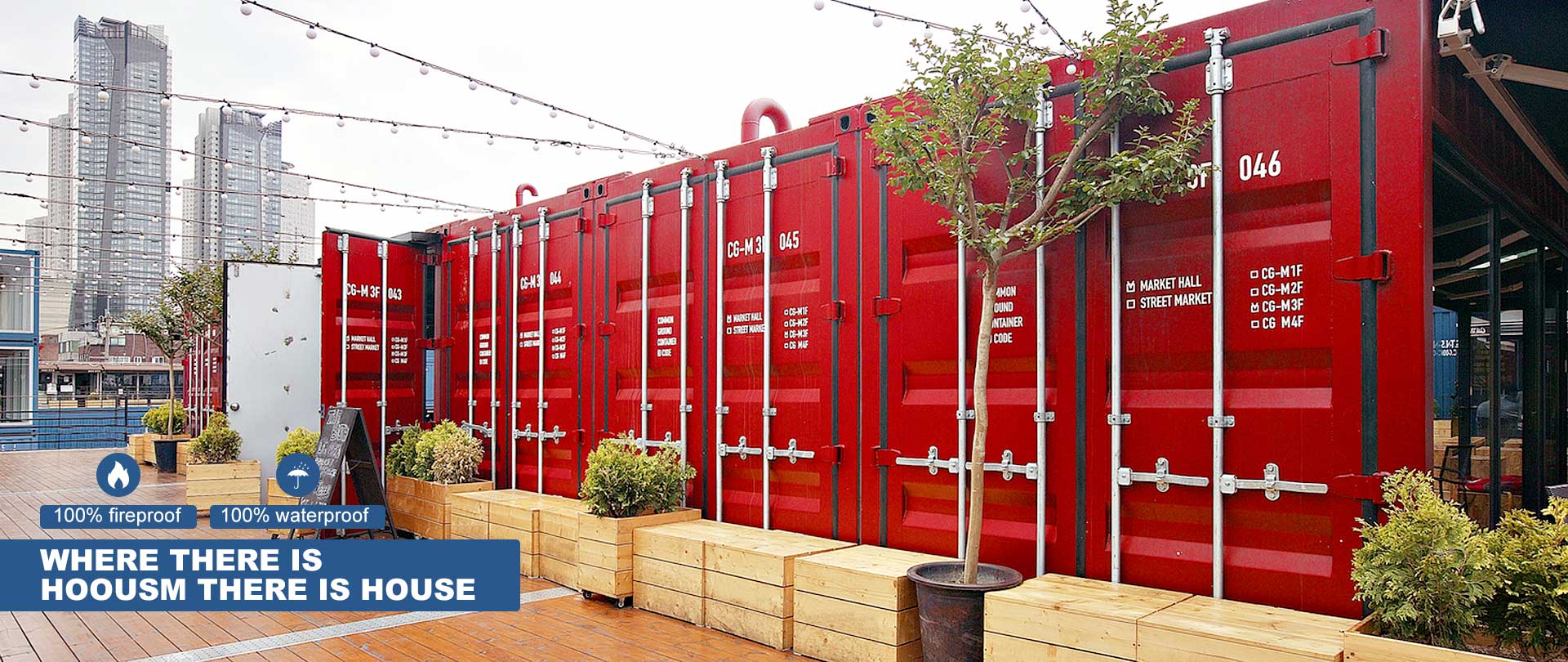 Flat Pasgan Container House