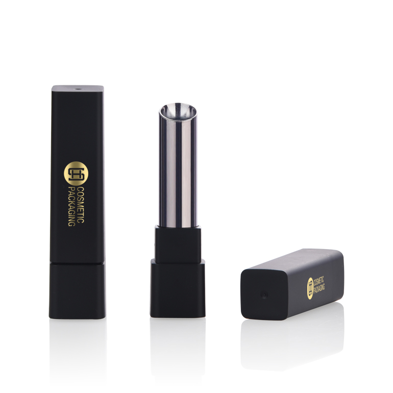 Unique shiny red embedded type cosmetic packaging tube lipstick