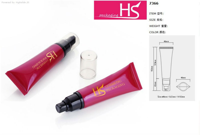 OEM custom hot sale wholesale makeup cosmetic liquid lotion press empty foundation bb cc cream container bottle