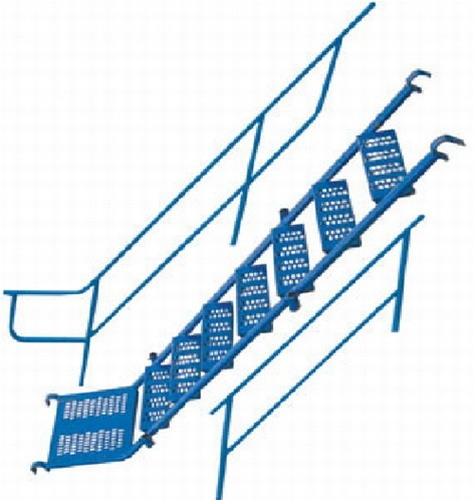 7ft 8ft steel stair unit with handrails American scaffolding ladder