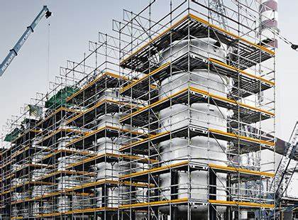 Key points of technical solutions for industrial scaffolding erection
