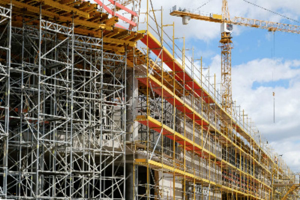 Industrial ringlock scaffolding details