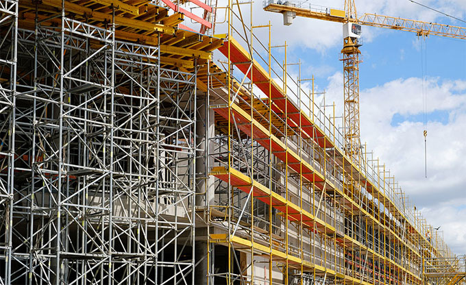 Precautions for disc-buckle scaffoldings