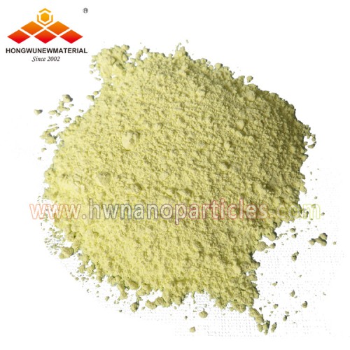 50nm 99.9% yellow flake Nano WO3 Tungsten oxide powder