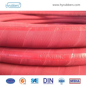 Factory wholesale Pvc Nylon Reinforced Hose - STEAM HOSE – Hyrubbers