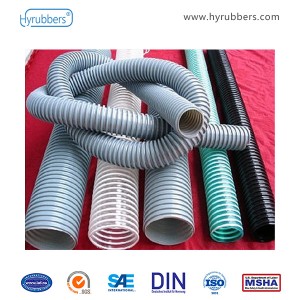 OEM/ODM Manufacturer Flexible Concrete Pump Rubber Hose - PVC HELIX SUCTION HOSE – Hyrubbers