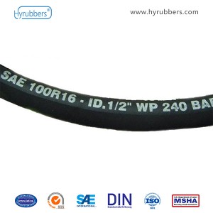 Wholesale Discount 304 Braided Hose With Braiding Sleeve - SAE 100 R16 STANDARD – Hyrubbers