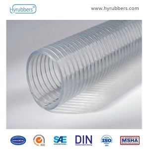 Wholesale OEM high quality high pressure 1 or 2 steel wire reinforced rubber covered hydraulic hose SAE 100 R17