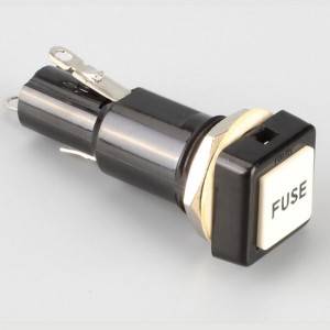 Square panel mount fuse holder-H3-21 | HINEW