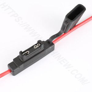 Automobile fuse holder inline,Large,PVC,Black,H3-83 | HINEW