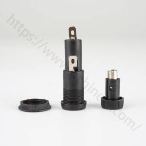 Micro fuse block,panel mount,15amp 250v,6x30mm,R3-46 | HINEW