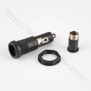 Micro fuse holder,panel mount,6x30mm,15amp 250v,R3-44C | HINEW