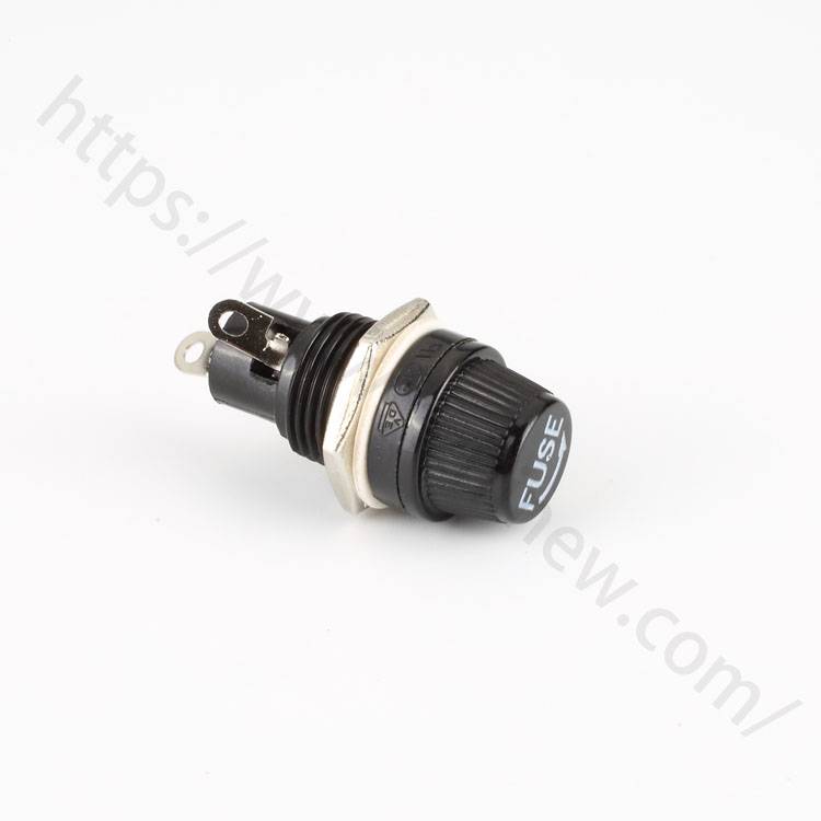 Mini fuse holder panel mount,10 amp 250v,5x20mm,H3-12C | HINEW Featured Image