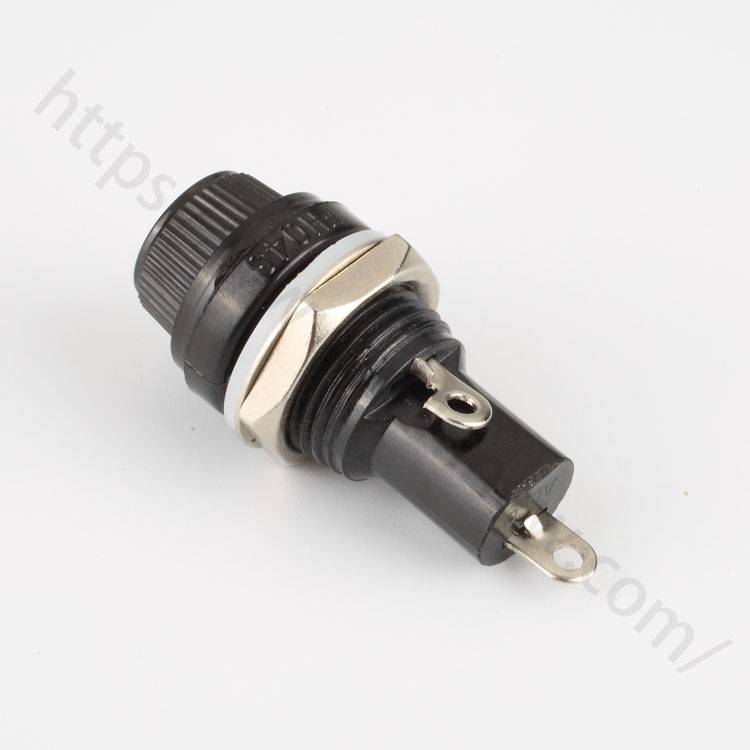 Screw cap fuse holder,panel mount,5x20mm,10a 250v,FH043A | HINEW Featured Image