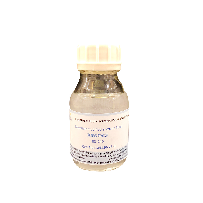 OEM/ODM Supplier Silicone Fluid 100cst - RS-240 Polyether Modified Siloxane Fluid – Ruijin