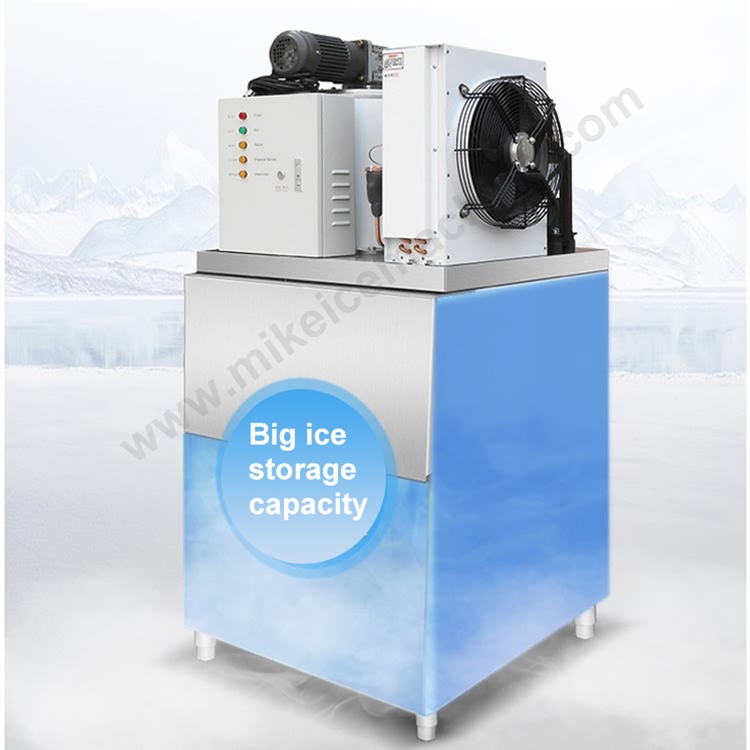 Hot sale Ice Maker Machines - 300kg/day flake ice machine + 150kg ice storage bin.  – Herbin Ice Systems