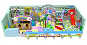 Ocean indoor playground mat indoor structure playground small soft indoor playground jungle-themed indoor playground for children