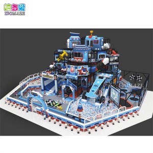 Commercial Perfect Kids Park Children’S Favorite Indoor Playground Eletric Softplay Big Slid With Trampoline Business