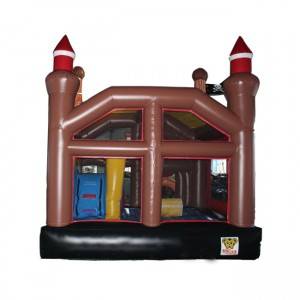 4.5 * 4.5 * 4M Pirata Tema mga Anak Play Air Bounce Slide Castle inflatable