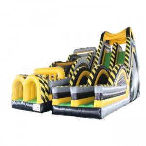 16.8*6.4*6.6M Custom Made Inflatable Obstacle Courses Games For Adult