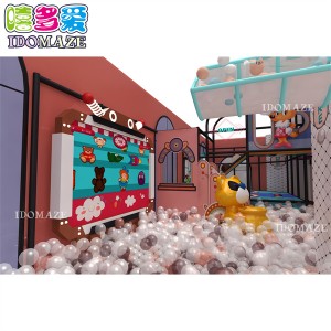 Fantastic Theme High Climbing Labyrinth Indoor Kids Playground Park For Hot Sale