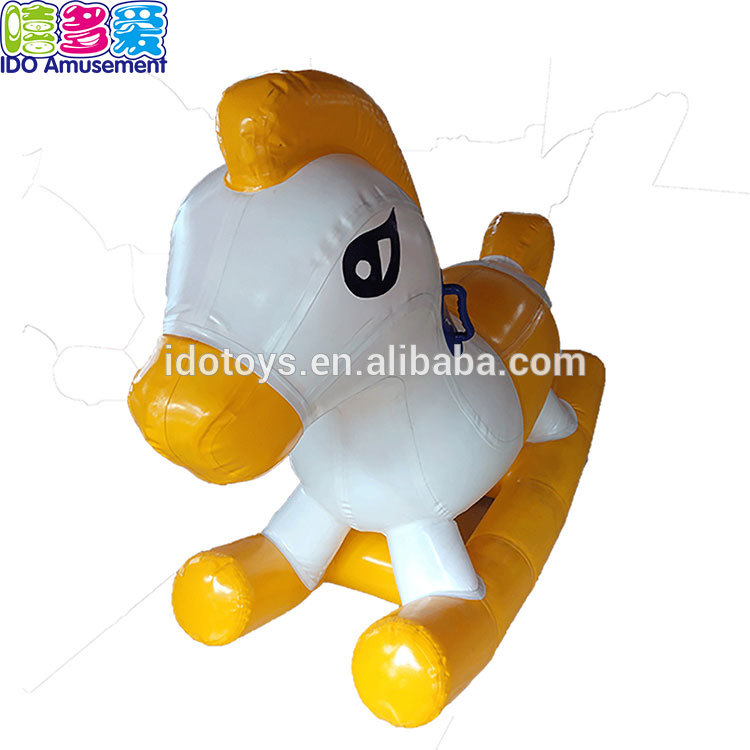 Good Quality Soft Play Horse Carousel - Kids Inflatable Pvc Material Ride On Toys Animal – IDO Amusement