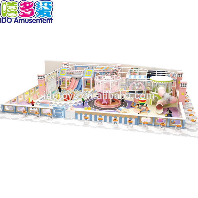Supply Provide Installation Low Price Pink Theme Park Kids Soft Indoor Playground Equipment