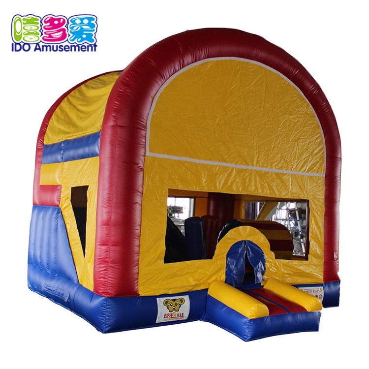 China wholesale Bungee Jumping Trampoline Park – Commercial Wholesale Children Jumping Castles Slide Bouncy – IDO Amusement